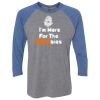 Unisex Triblend Three-Quarter Raglan T-Shirt Thumbnail