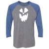 Unisex Triblend Three-Quarter Raglan T-Shirt Thumbnail