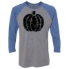 Unisex Triblend Three-Quarter Raglan T-Shirt Thumbnail