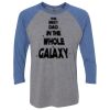 Unisex Triblend Three-Quarter Raglan T-Shirt Thumbnail