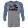 Unisex Triblend Three-Quarter Raglan T-Shirt Thumbnail