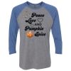 Unisex Triblend Three-Quarter Raglan T-Shirt Thumbnail