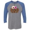 Unisex Triblend Three-Quarter Raglan T-Shirt Thumbnail