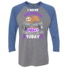 Unisex Triblend Three-Quarter Raglan T-Shirt Thumbnail