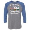 Unisex Triblend Three-Quarter Raglan T-Shirt Thumbnail