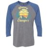 Unisex Triblend Three-Quarter Raglan T-Shirt Thumbnail