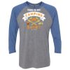 Unisex Triblend Three-Quarter Raglan T-Shirt Thumbnail