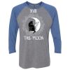 Unisex Triblend Three-Quarter Raglan T-Shirt Thumbnail