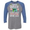 Unisex Triblend Three-Quarter Raglan T-Shirt Thumbnail