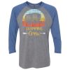 Unisex Triblend Three-Quarter Raglan T-Shirt Thumbnail