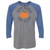 Unisex Triblend Three-Quarter Raglan T-Shirt Thumbnail