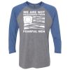 Unisex Triblend Three-Quarter Raglan T-Shirt Thumbnail