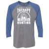 Unisex Triblend Three-Quarter Raglan T-Shirt Thumbnail