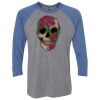 Unisex Triblend Three-Quarter Raglan T-Shirt Thumbnail