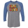 Unisex Triblend Three-Quarter Raglan T-Shirt Thumbnail