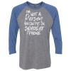 Unisex Triblend Three-Quarter Raglan T-Shirt Thumbnail