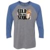 Unisex Triblend Three-Quarter Raglan T-Shirt Thumbnail