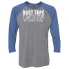 Unisex Triblend Three-Quarter Raglan T-Shirt Thumbnail