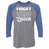 Unisex Triblend Three-Quarter Raglan T-Shirt Thumbnail