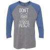 Unisex Triblend Three-Quarter Raglan T-Shirt Thumbnail