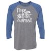 Unisex Triblend Three-Quarter Raglan T-Shirt Thumbnail