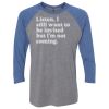 Unisex Triblend Three-Quarter Raglan T-Shirt Thumbnail