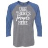 Unisex Triblend Three-Quarter Raglan T-Shirt Thumbnail