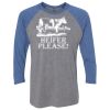 Unisex Triblend Three-Quarter Raglan T-Shirt Thumbnail