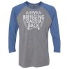 Unisex Triblend Three-Quarter Raglan T-Shirt Thumbnail