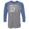 Unisex Triblend Three-Quarter Raglan T-Shirt Thumbnail