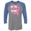 Unisex Triblend Three-Quarter Raglan T-Shirt Thumbnail