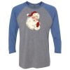 Unisex Triblend Three-Quarter Raglan T-Shirt Thumbnail