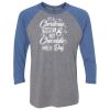 Unisex Triblend Three-Quarter Raglan T-Shirt Thumbnail