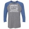 Unisex Triblend Three-Quarter Raglan T-Shirt Thumbnail