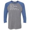 Unisex Triblend Three-Quarter Raglan T-Shirt Thumbnail