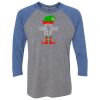 Unisex Triblend Three-Quarter Raglan T-Shirt Thumbnail