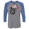 Unisex Triblend Three-Quarter Raglan T-Shirt Thumbnail