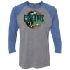 Unisex Triblend Three-Quarter Raglan T-Shirt Thumbnail