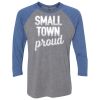 Unisex Triblend Three-Quarter Raglan T-Shirt Thumbnail