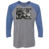 Unisex Triblend Three-Quarter Raglan T-Shirt Thumbnail