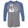 Unisex Triblend Three-Quarter Raglan T-Shirt Thumbnail