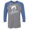 Unisex Triblend Three-Quarter Raglan T-Shirt Thumbnail