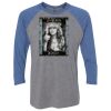 Unisex Triblend Three-Quarter Raglan T-Shirt Thumbnail