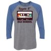 Unisex Triblend Three-Quarter Raglan T-Shirt Thumbnail