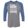 Unisex Triblend Three-Quarter Raglan T-Shirt Thumbnail