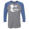 Unisex Triblend Three-Quarter Raglan T-Shirt Thumbnail