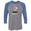 Unisex Triblend Three-Quarter Raglan T-Shirt Thumbnail