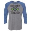 Unisex Triblend Three-Quarter Raglan T-Shirt Thumbnail