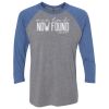 Unisex Triblend Three-Quarter Raglan T-Shirt Thumbnail