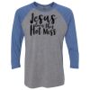 Unisex Triblend Three-Quarter Raglan T-Shirt Thumbnail